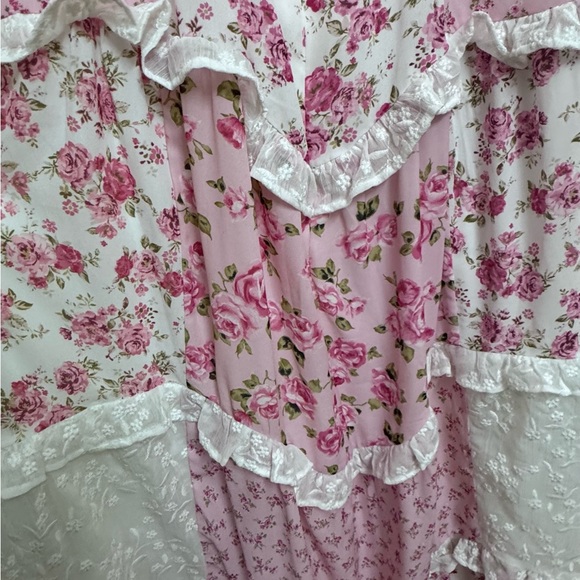 ALTAR’D STATE Chic Pink and White Floral Maxi Dress - Picture 9 of 11